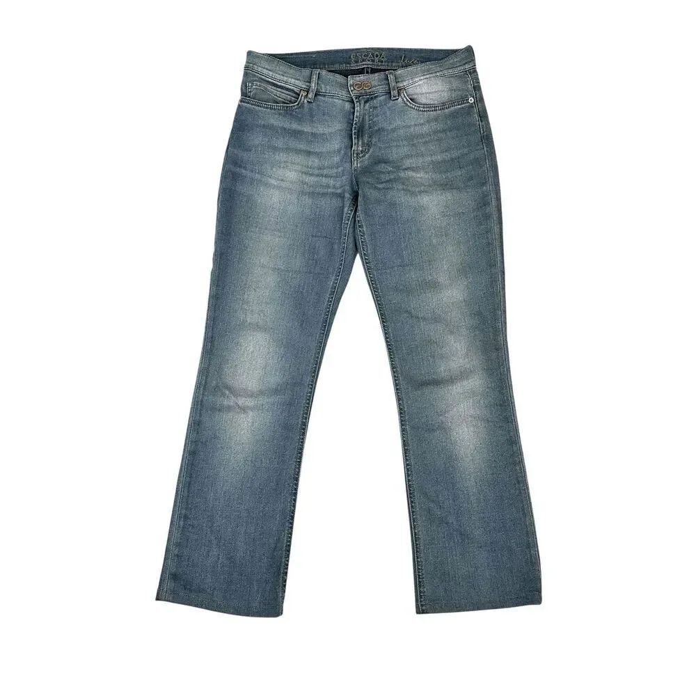 Escada Sport Luca Jeans EU 36 US 4/6 Waist 29 Blue Ankle Bootcut Made In Italy
